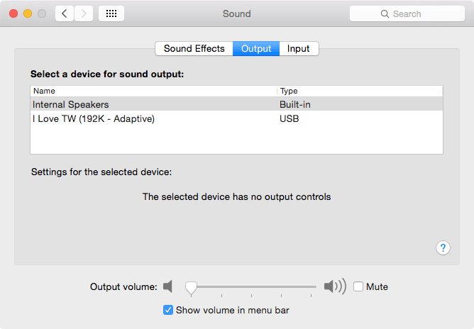Bitperfect with Mac OSX - Sound Output