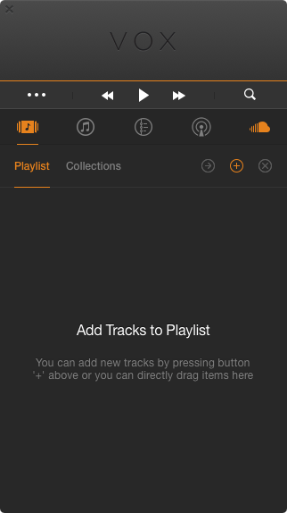 Bitperfect with Mac OSX - Vox add files to playlist