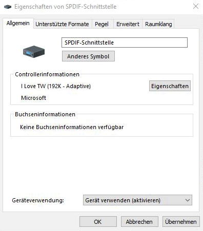 Windows 10 Audio Setup